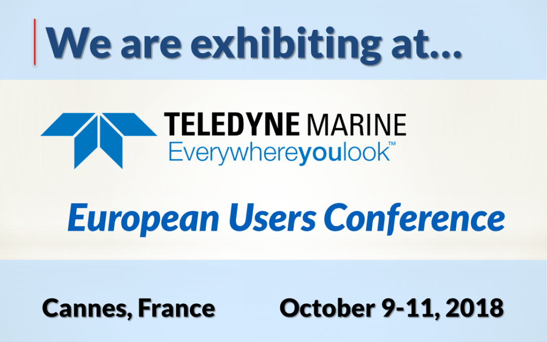 2018 European Teledyne Marine Users Conference