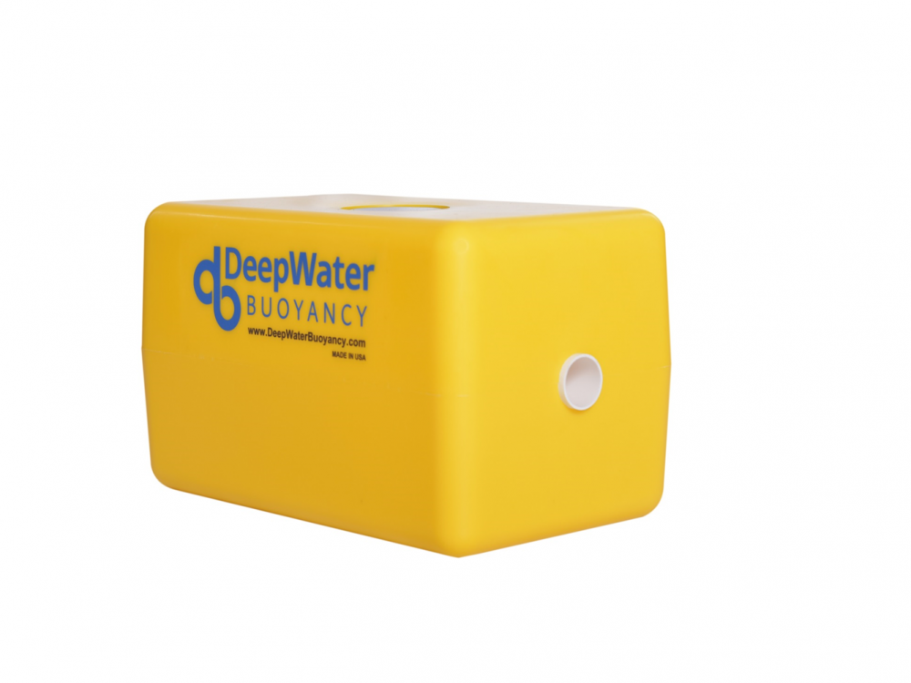 6.69 x 4.72 Rope Float Buoy, 1100g Deep Water Floats, Yellow