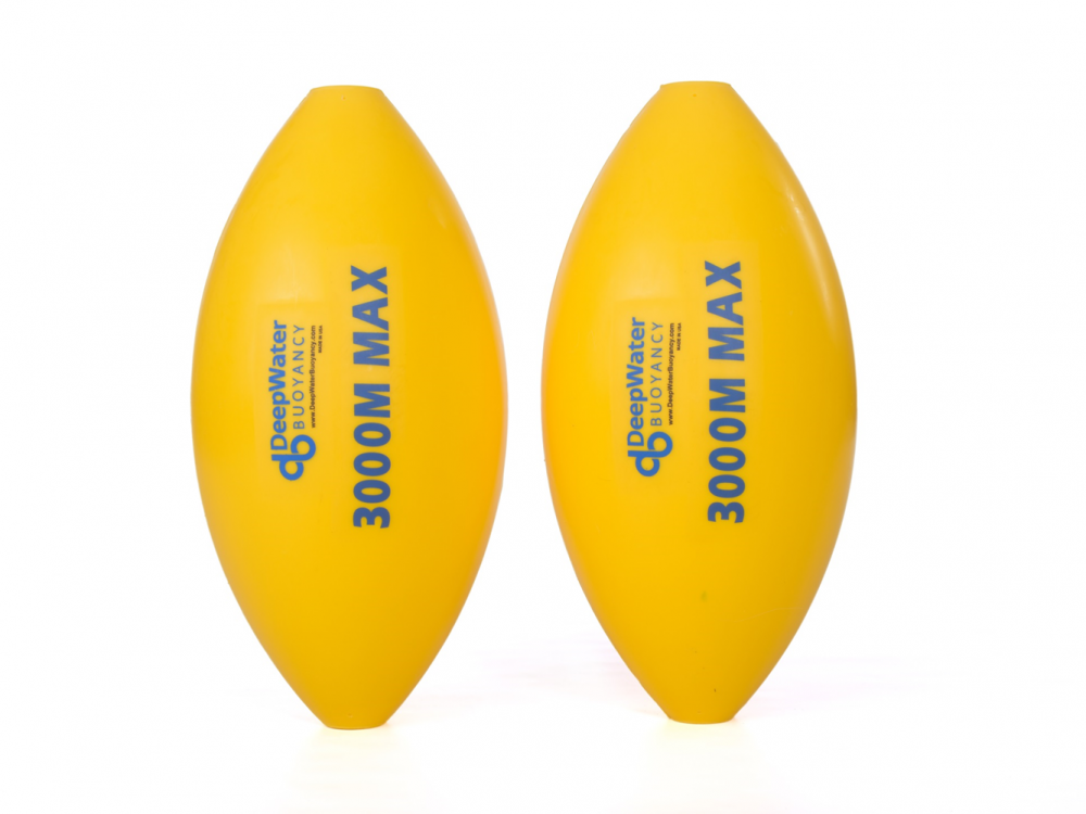 6.69 x 4.72 Rope Float Buoy, 1100g Deep Water Floats, Yellow