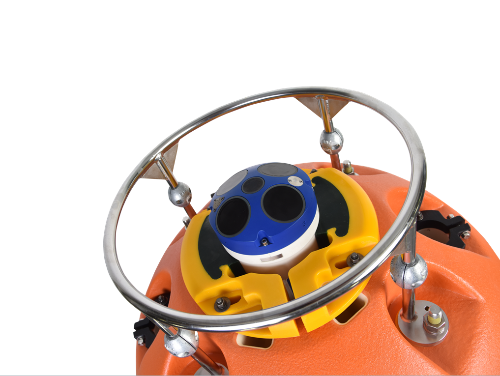 DeepWater Buoyancy Ring Frame for a Spherical ADCP with a TRDI SentinelV