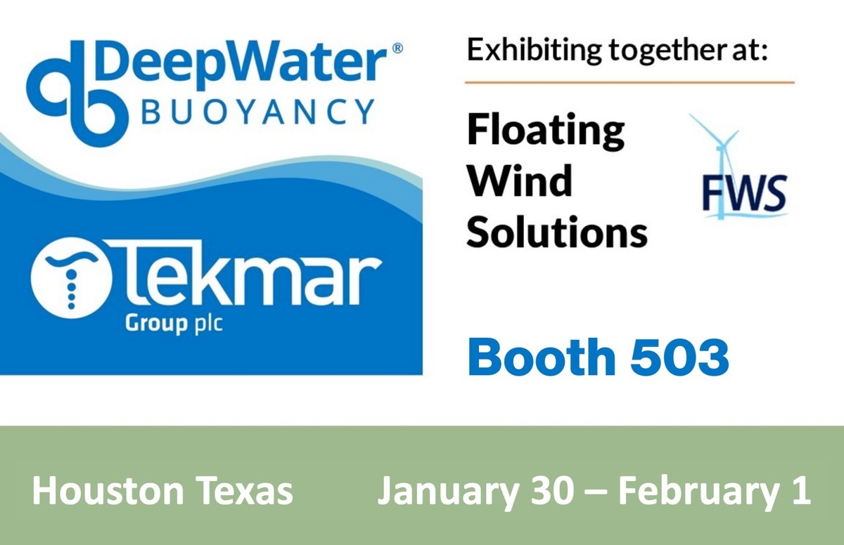 Tekmar and DeepWater Buoyancy Floating Wind Solutions 2023