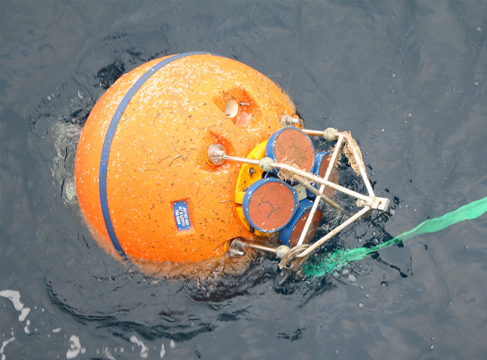Recovery of Teledyne RDI Long Ranger ADCP in Spherical ADCP Buoy after 2-year deployment