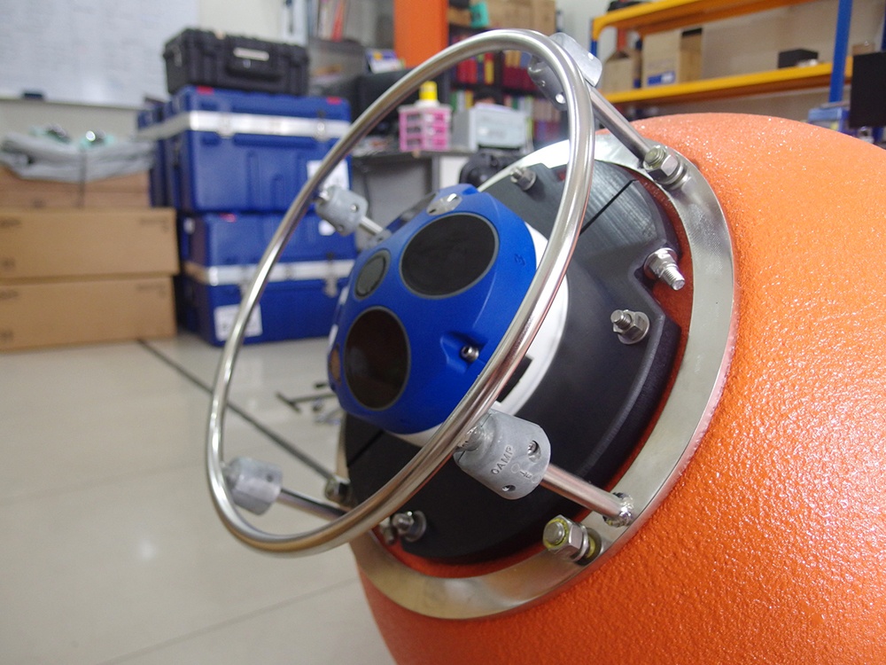 Small ADCP Buoy with Ring Frame and Teledyne SentinelV