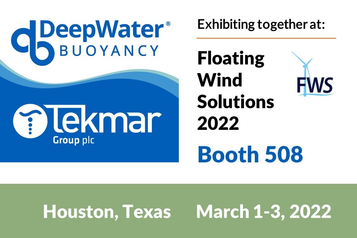 Tekmar and DeepWater Buoyancy Floating Wind Solutions 2022