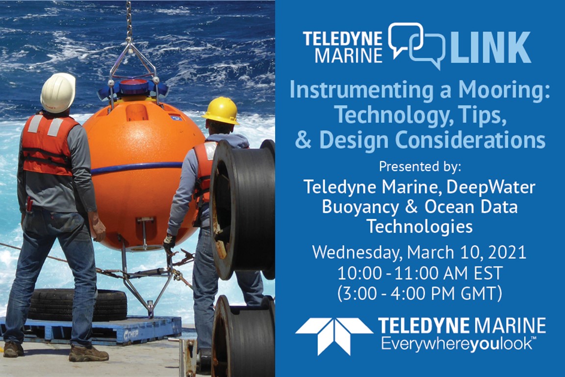 Instrumenting A Mooring Webinar Deepwater Buoyancy