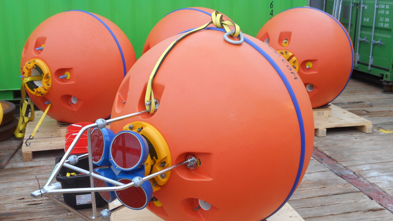 Syntactic ADCP Buoys, Ellipsoid Low Drag Buoys, Plastic Subsurface