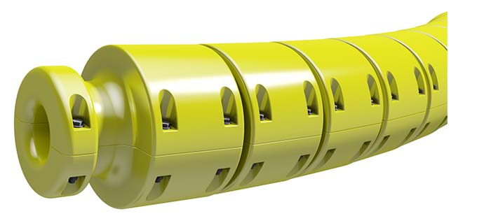 Tekmar Bend Restrictors – offshore wind subsea power cable stabilization